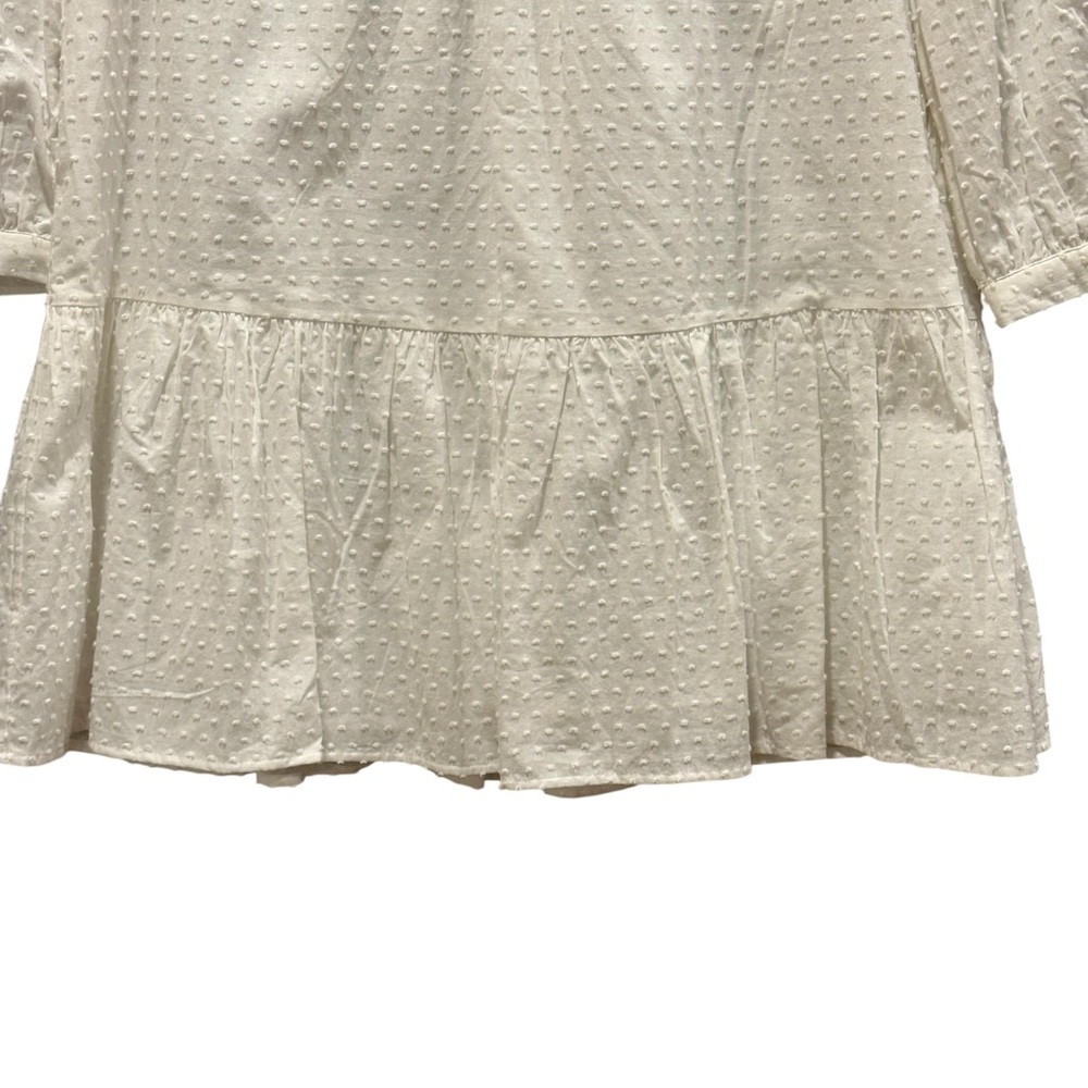 Tuckernuck Stone White Linen Palmerston Dress Sz: Small - Picture 4 of 11